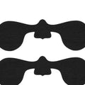 2/4/8 winter facial muscle warming and anti-freezing patch with elastic fabric water ripple adhesive and strong adhesion Qme 2 black