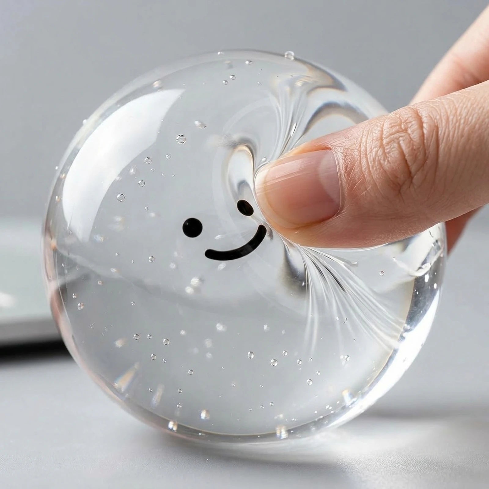New Crystal Stress Relief Toy Soft Sensory Decompression Fidget Toy for Hand Exercise Party DIY Decoration Fun Gift Qme
