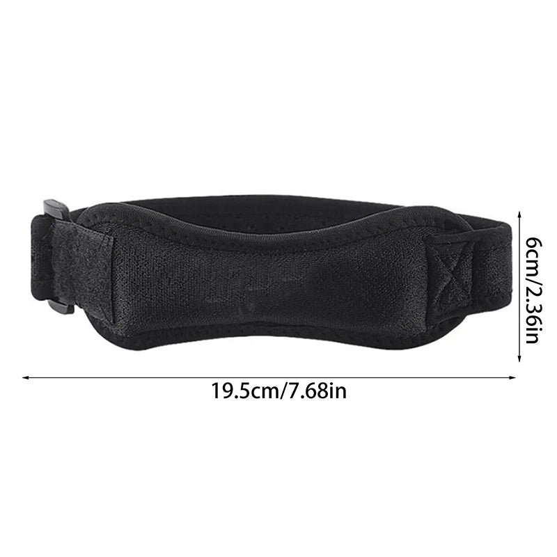 Adjustable EVA Soft Pad Knee Strap Patellar Tendon Support Running Qme