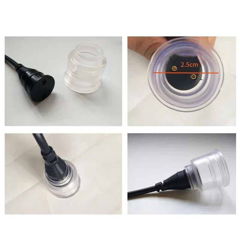 1pcs Aquarium Lamp Base Waterproof Soft Rubber Fish Tank Lighting Wire Holder For T8 For Aquarium Qme