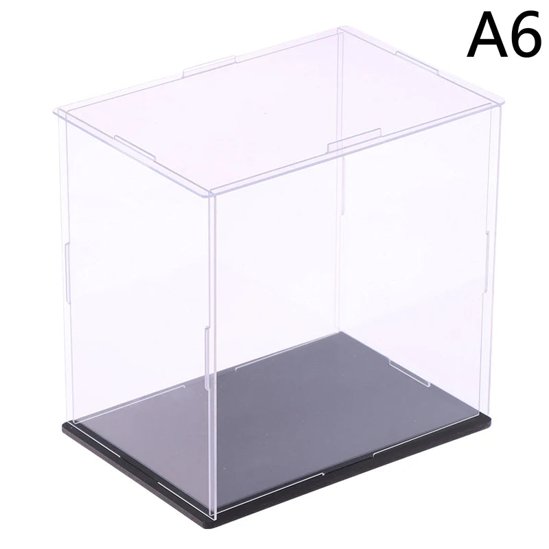 1Pc Transparent Acrylic Display Box Storage Dustproof Protection Display Cabinet Box For Dolls/Toys/Collectibles 22 Sizes Qme 15x10x15cm