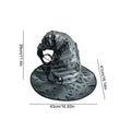 Wizard Hats Costume Women's Cosplay Hat Decor Funny Witch Large Pleat Qme Silver China Mainland