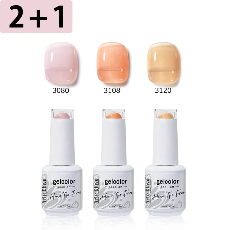 Ice-transparent Nude Gel Nail Polish 2026 Popular Daily Gentle Jelly
