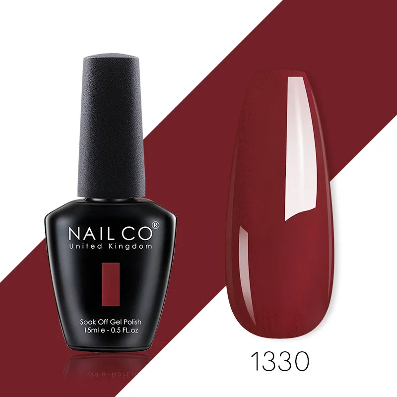 NAILCO 85 Colors Nail Gel UV LED Lacquer Manicure Varnish Hybrid Semi