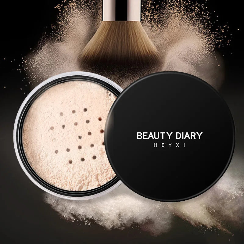 Hydrating Flawless Setting Powder Natural Nude Finish Strong Oil Qme