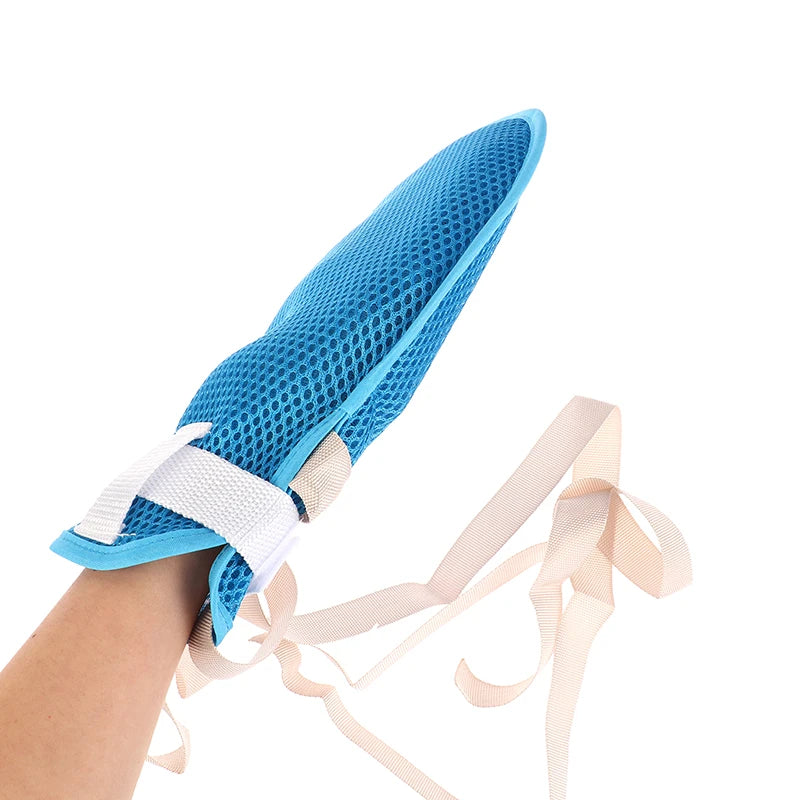 Restraint Gloves Finger Control Mitts Hand Infection Protectors Fixed Qme