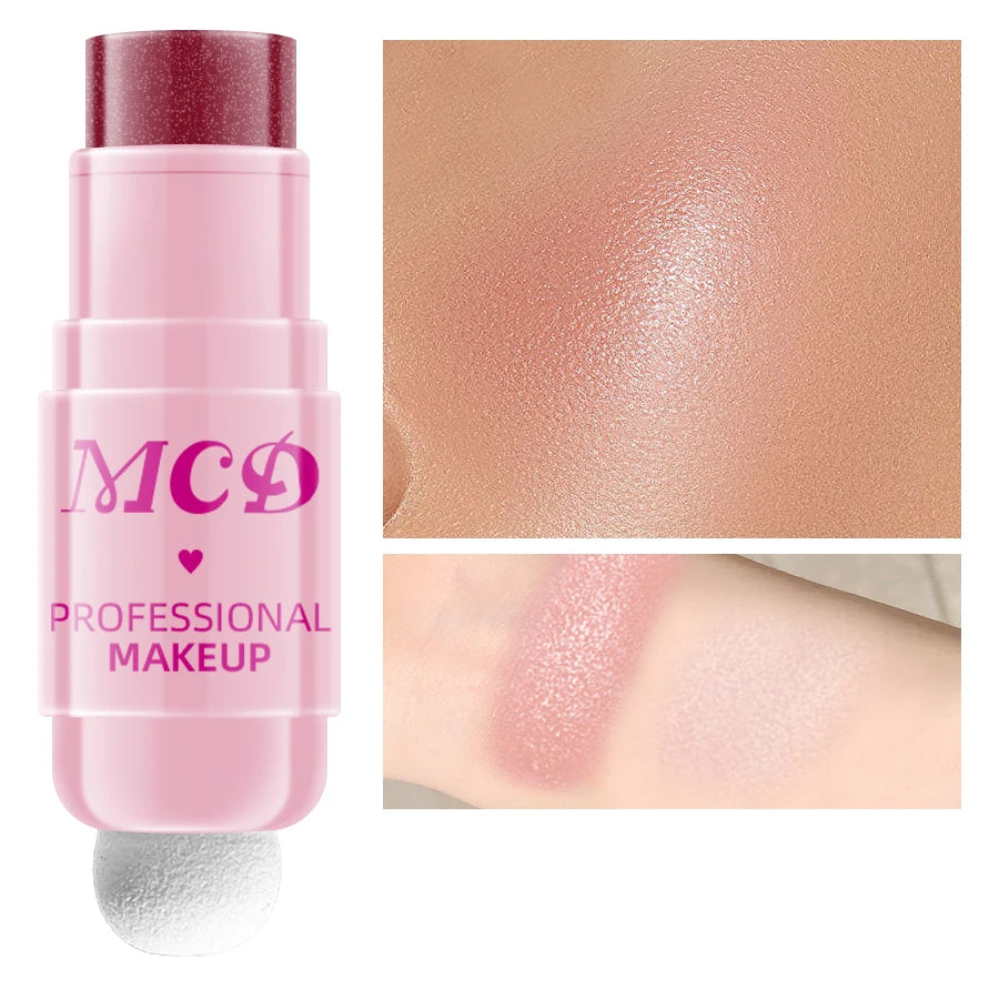 6Colors Makeup Blush Stick Lip Tinted Cooling Water Jelly Tint Qme