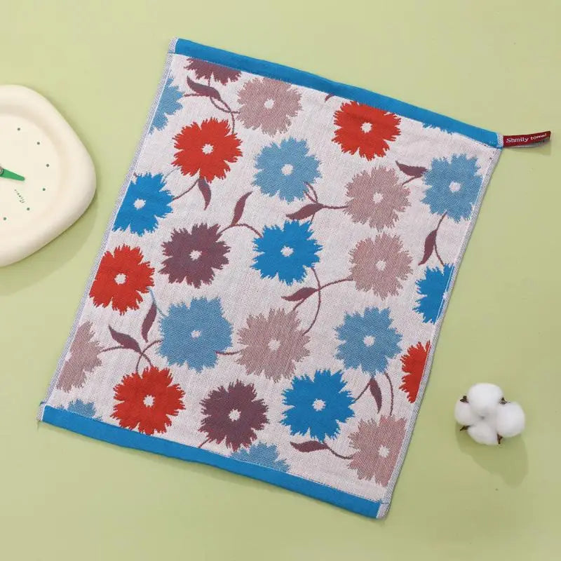Pure Cotton Square Towel Home Restaurant Kitchen Gauze Dishcloth Tea Qme A4