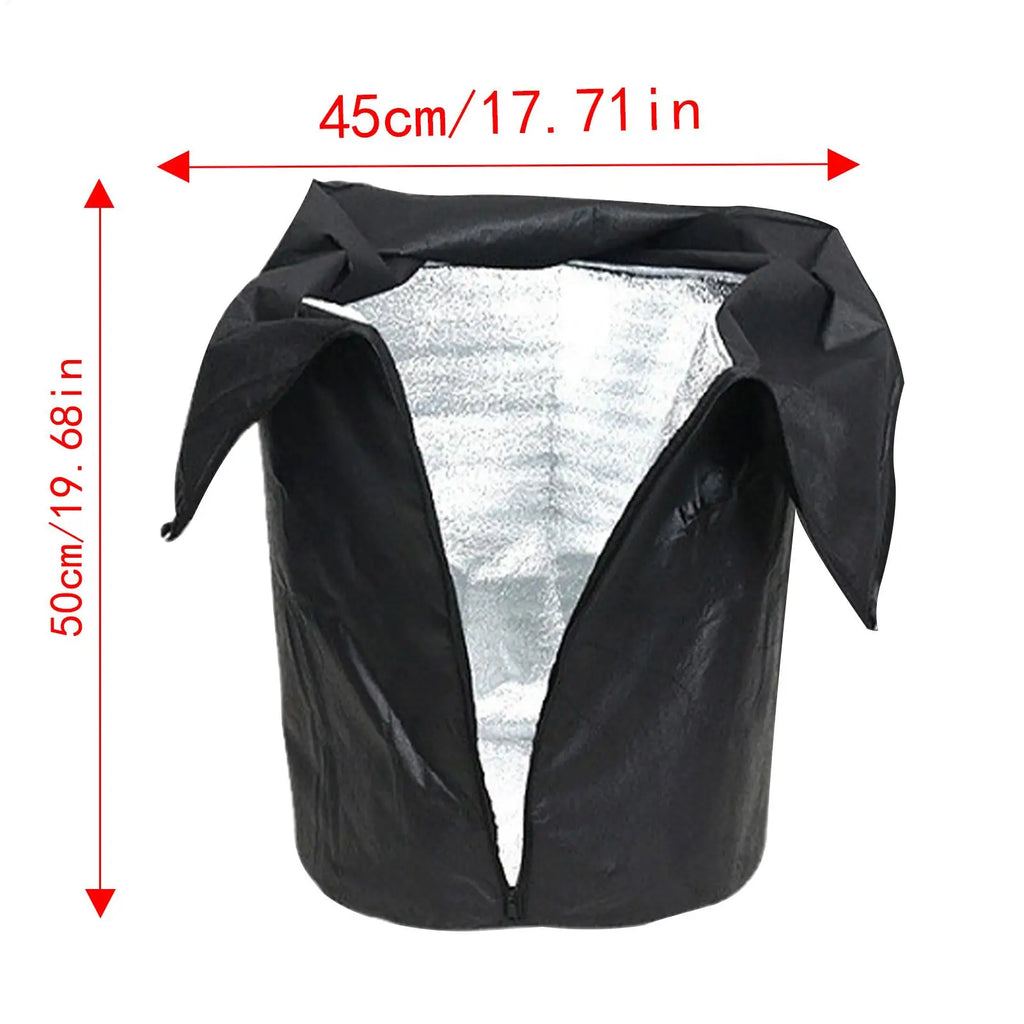 Plant Frost Protection Cover Winter Flower Pot Cover with Freeze Protection Potted Plants Protection Cold Weather Trees Jacket Qme