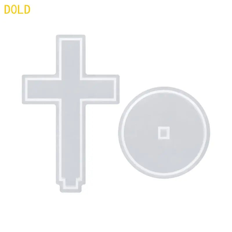 3D Crosses Molds Epoxy Resin Ornament Silicone Church Castings Qme