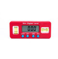 360 Deg Mini Digital Protractor Angle Finder Inclinometer Electronic Qme 100mm Red