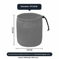 Outdoor Camping Storage Protective Bags Portable Picnic Cookware Mesh Qme 4 Gray