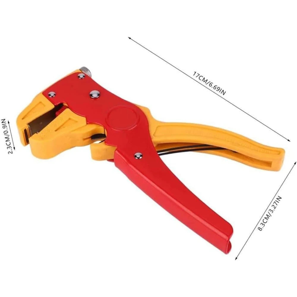 Automatic Wire Stripper and Cutter, Wire Stripping Tool 2 in 1 Self Adjusting Electrical Wire Stripper and Eagle Nose Pliers Qme
