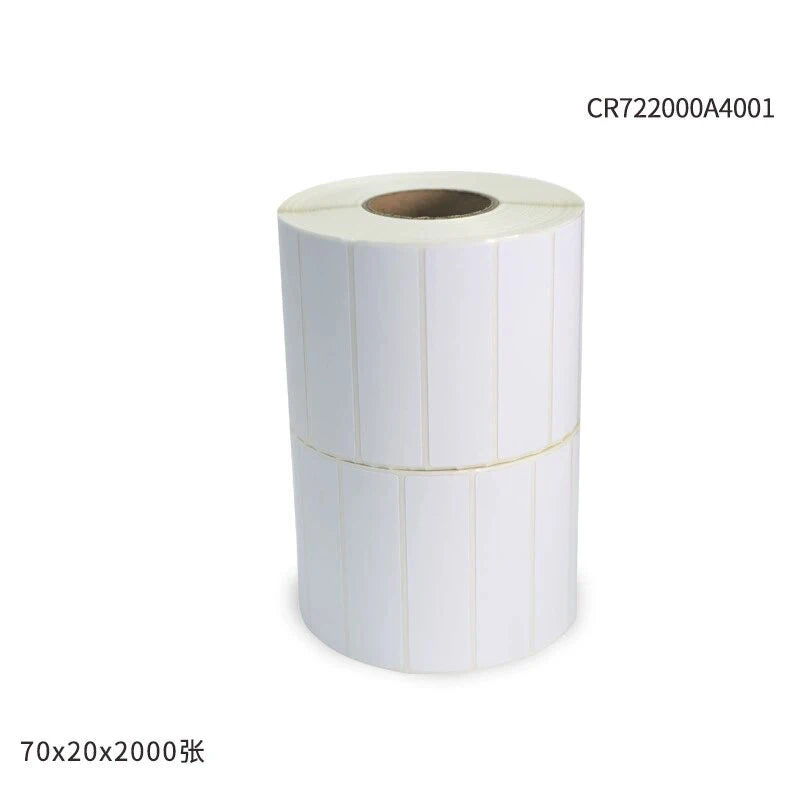 700pcs/Roll 70*20mm Print Supplies Thermal Label Sticker Paper Waterproof Supermarket Price Blank Label Direct Print Qme 70x20mm 70x20x0.05MM