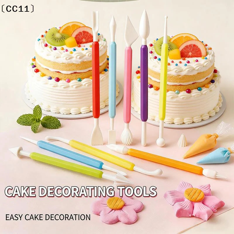 Lay Soft Pottery Children DIY Embossing Tool Creative Cake Fondant Qme