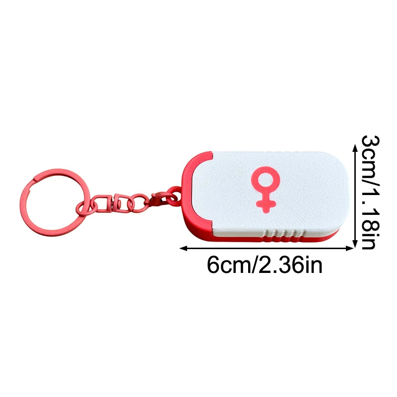 Portable Travel Daily Medication Management Mini Sliding Pill Box Qme