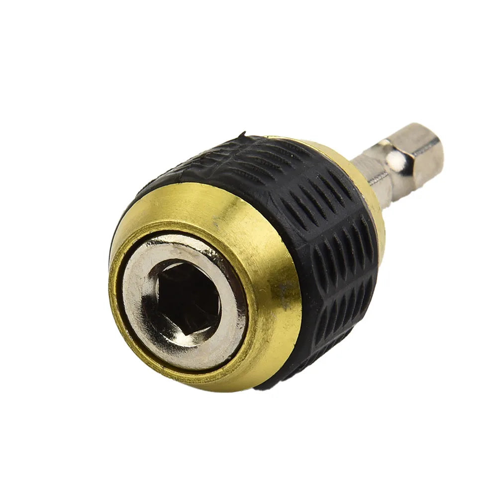 1pc Hex Shank Connecting Rod 50mm Keyless Drill Chuck Driver Quick Change Convertor Drill Bit Holder Drill Chuck Adapter Tools Qme