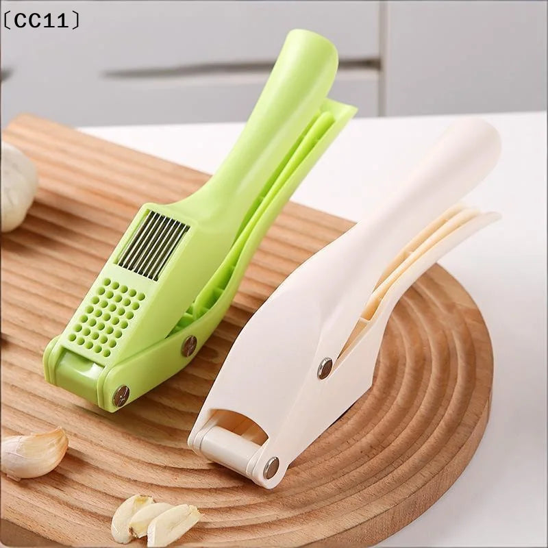 2-in-1 Multifunctional Garlic Press Pressing Mash Sliced Vegetable Qme