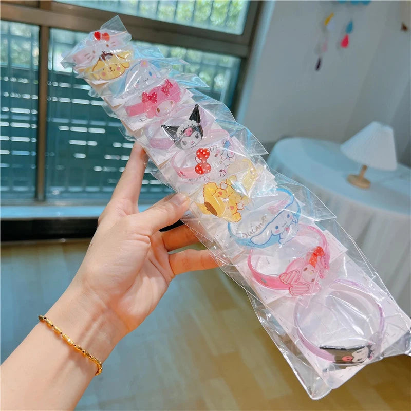 Hello Kitty Kuromi Star Dye Bracelet Student Cartoon Jewelry Cute Qme