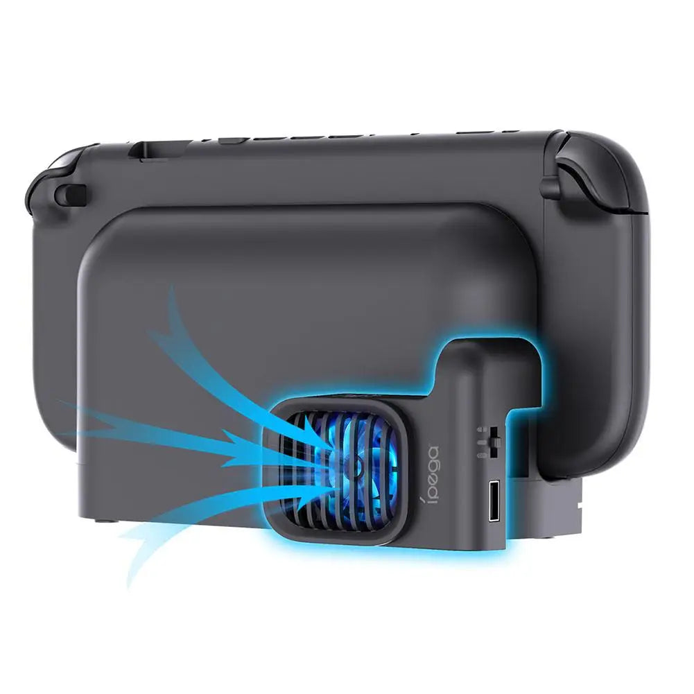 1PC For Switch2 Dock Cooling Fan with 2-Speed Adjustment Console Dock Cooler Host Heat Sink for Nintendo Switch2 Qme