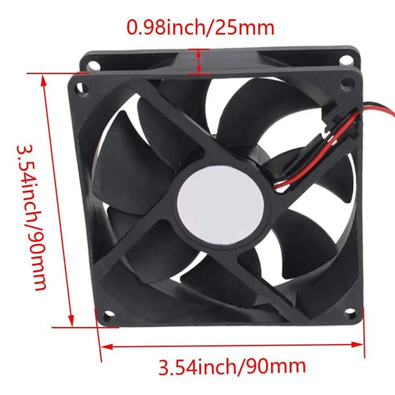 A02F-2X Suitable For 9225MS DC 24V 0.2A Cooling Fan Welding Machine DC Brushless Fan Qme