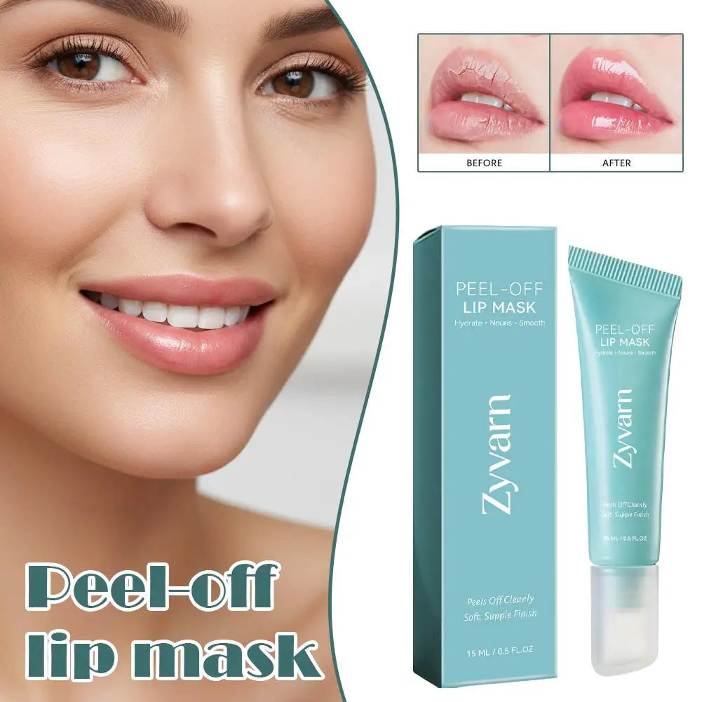 Hydrating Repair Peel-off Lip Mask Soothing Lip Mask For Dry Lips Lip Care Stick Lip Lines Pigmentation Moisturizing 15ml Qme