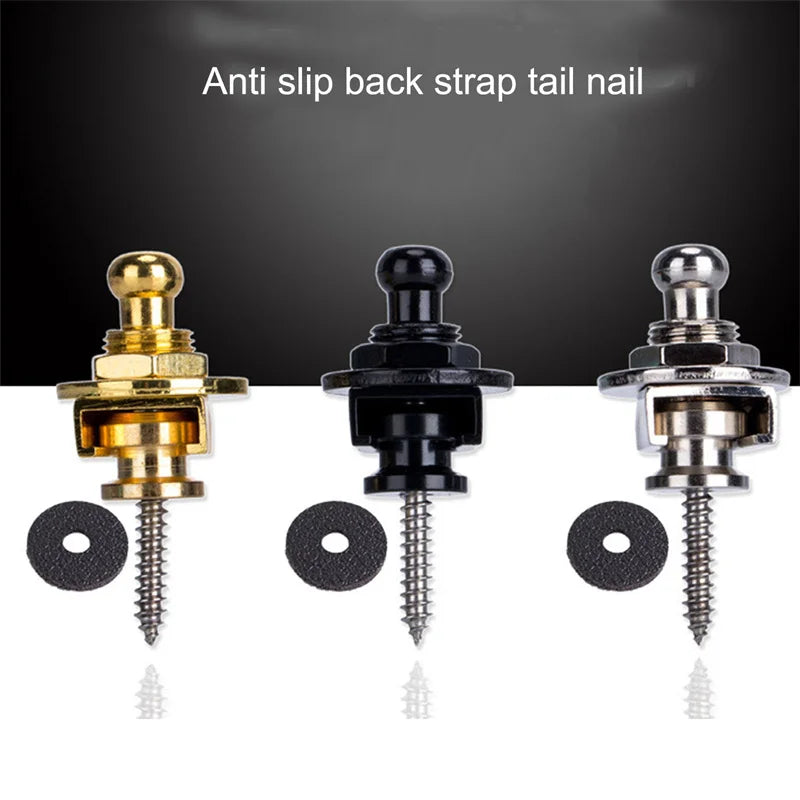 Guitar Strap Lock Metal Bass Studs Anti-offguitar Locks Qme