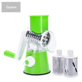 Manual Rotary Vegetable Slicer Grater Multiple Blades Easy Clean Home Qme A