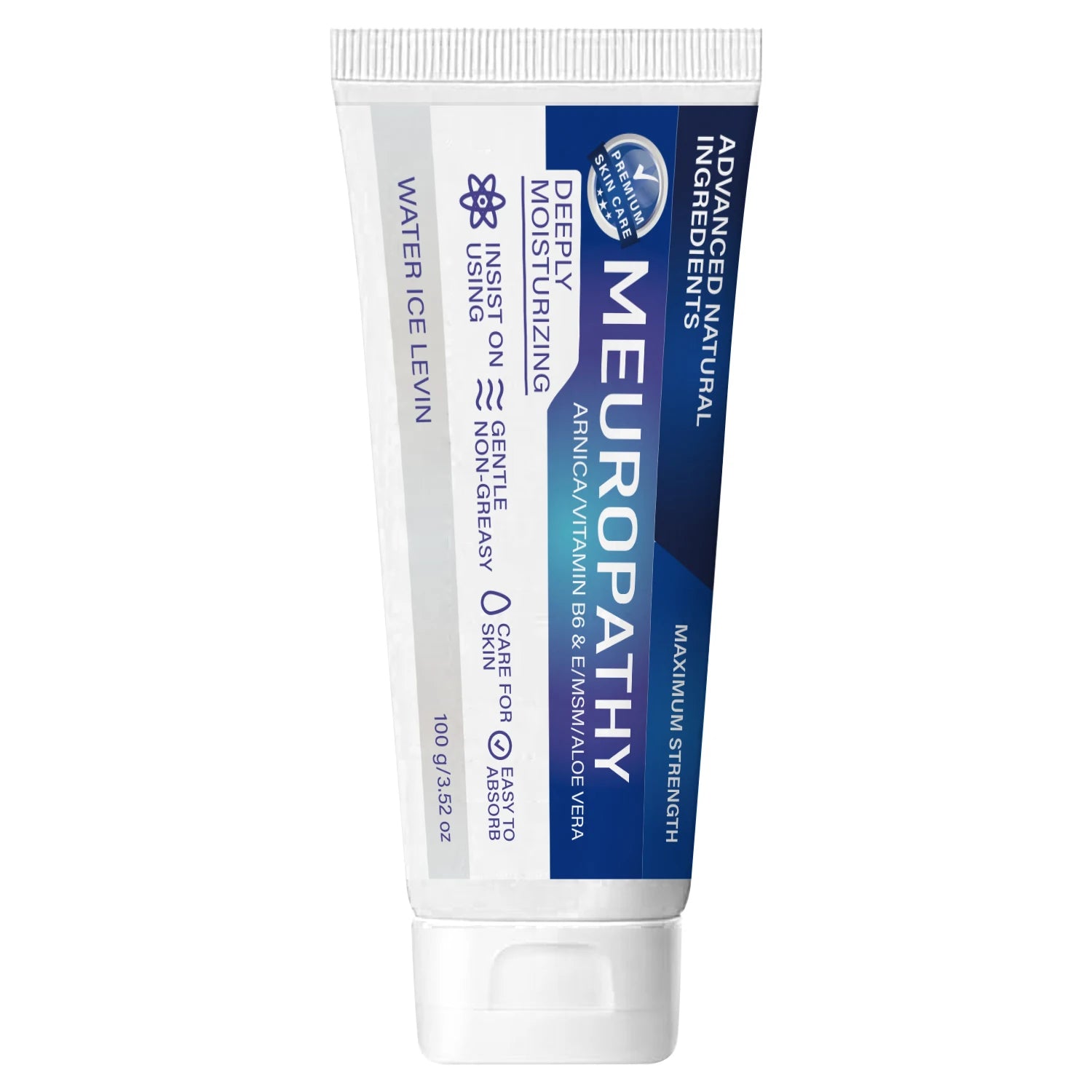 Neuropathy Care Cream, Moisturizing & Firming with Hyaluronic Acid & Aloe Vera for Soothing Skin Care Qme SKY BLUE 100g