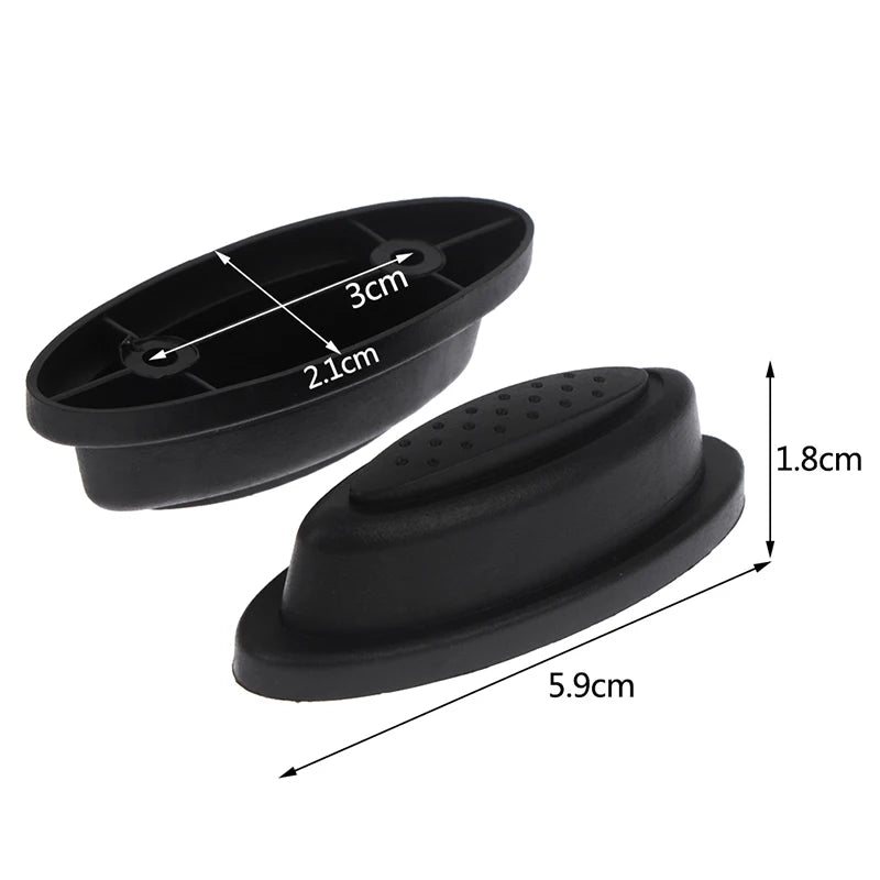 Replacement Plastic Luggage Stud Foot Feet Pad Any Bags Nails Qme 2pcs