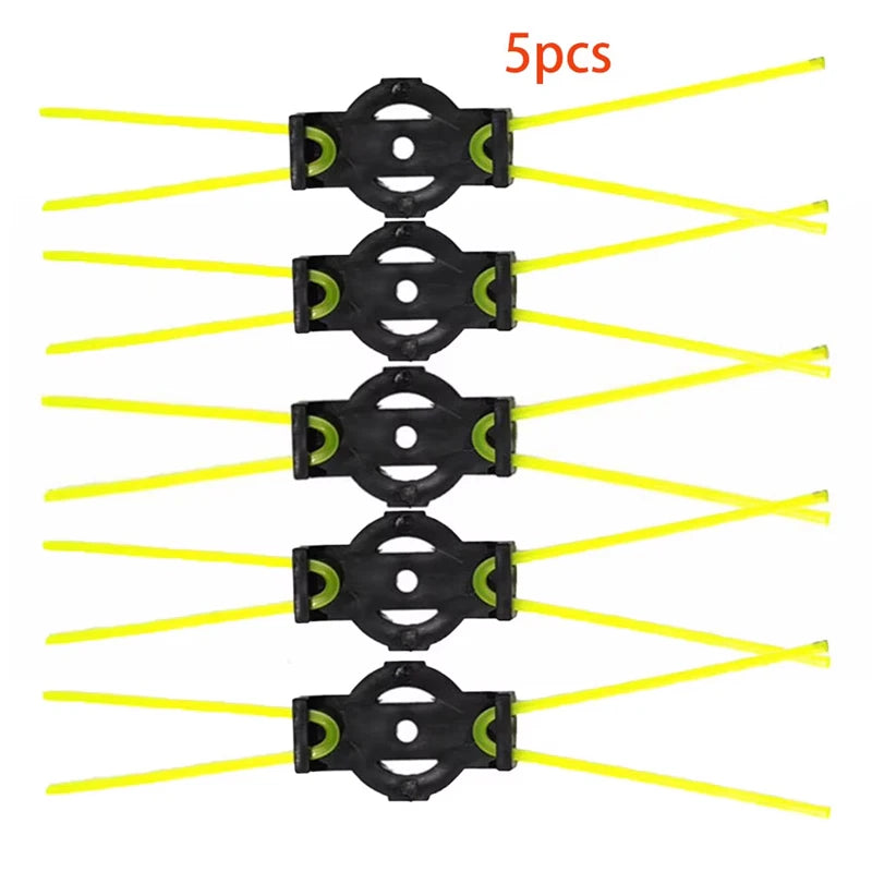5pcs Simple Grass Rope Mower Accessories Straw Rope Wear-resistant Mower Head Replacement Outdoor Garden Accessories Qme 5PCS