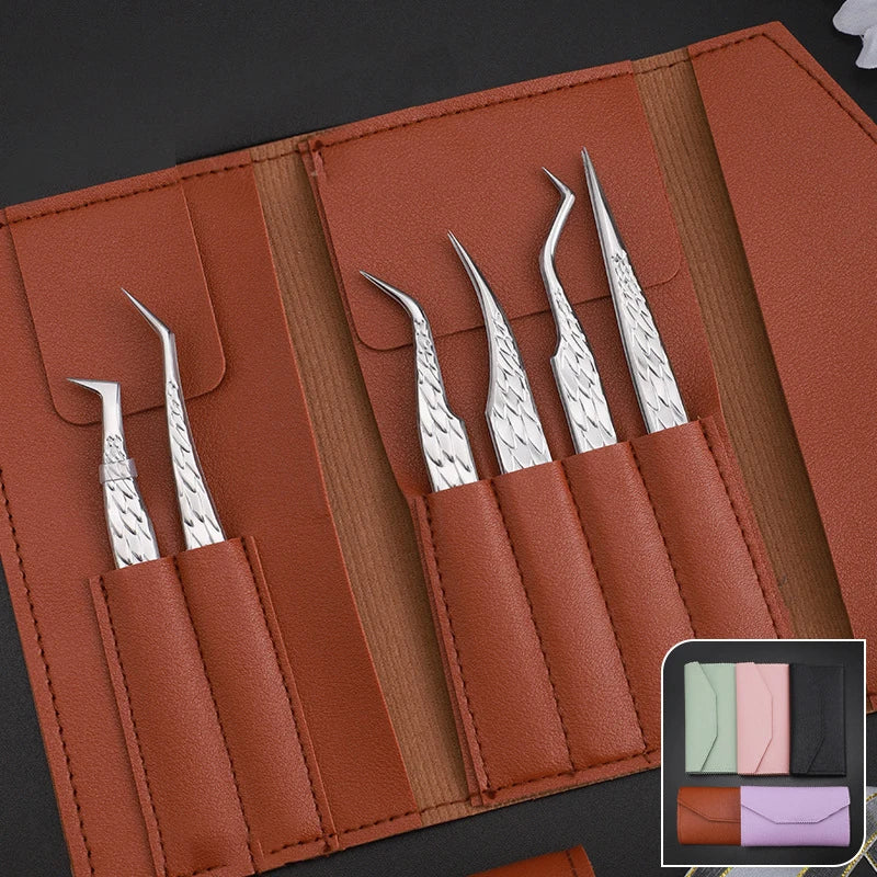 High-precision False Eyelash Tweezers Beginner Fake Extension Qme