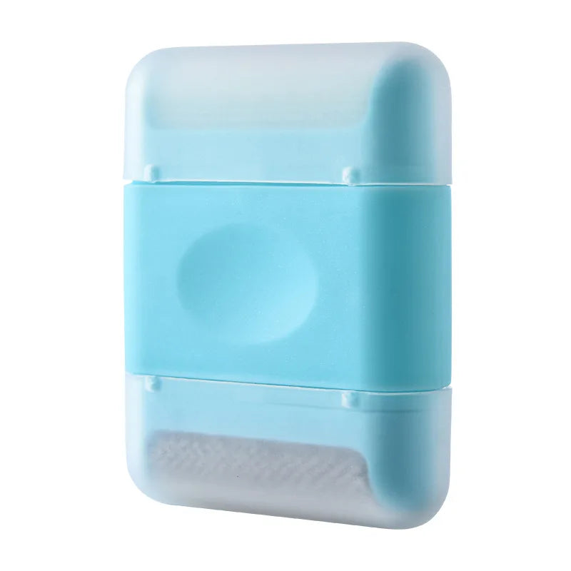 Mini Lint Remover Manual Hair Ball Trimmer Fuzz Pellet Cut Machine Portable Epilator Sweater Clothe Shaver Laundry Cleaning Tool Qme Blue