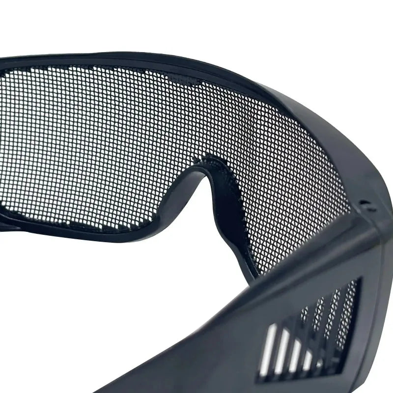 2pcs Wire Mesh Goggles Eye Protector Goggles Impact Resistant Comfortable to Wear for Men Women Outdoor Work Qme