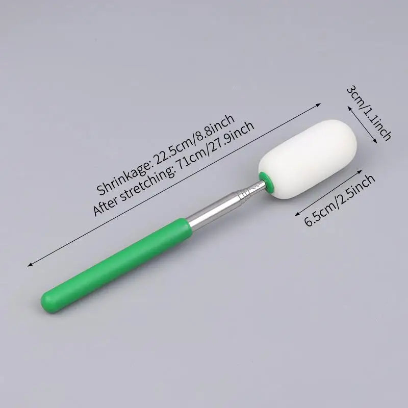 Telescoping Pottery Sponge Tool Set, High Absorbency Water Removal Wand with Replacement Heads, Cleaning Stick for Clay Pottery Qme 02