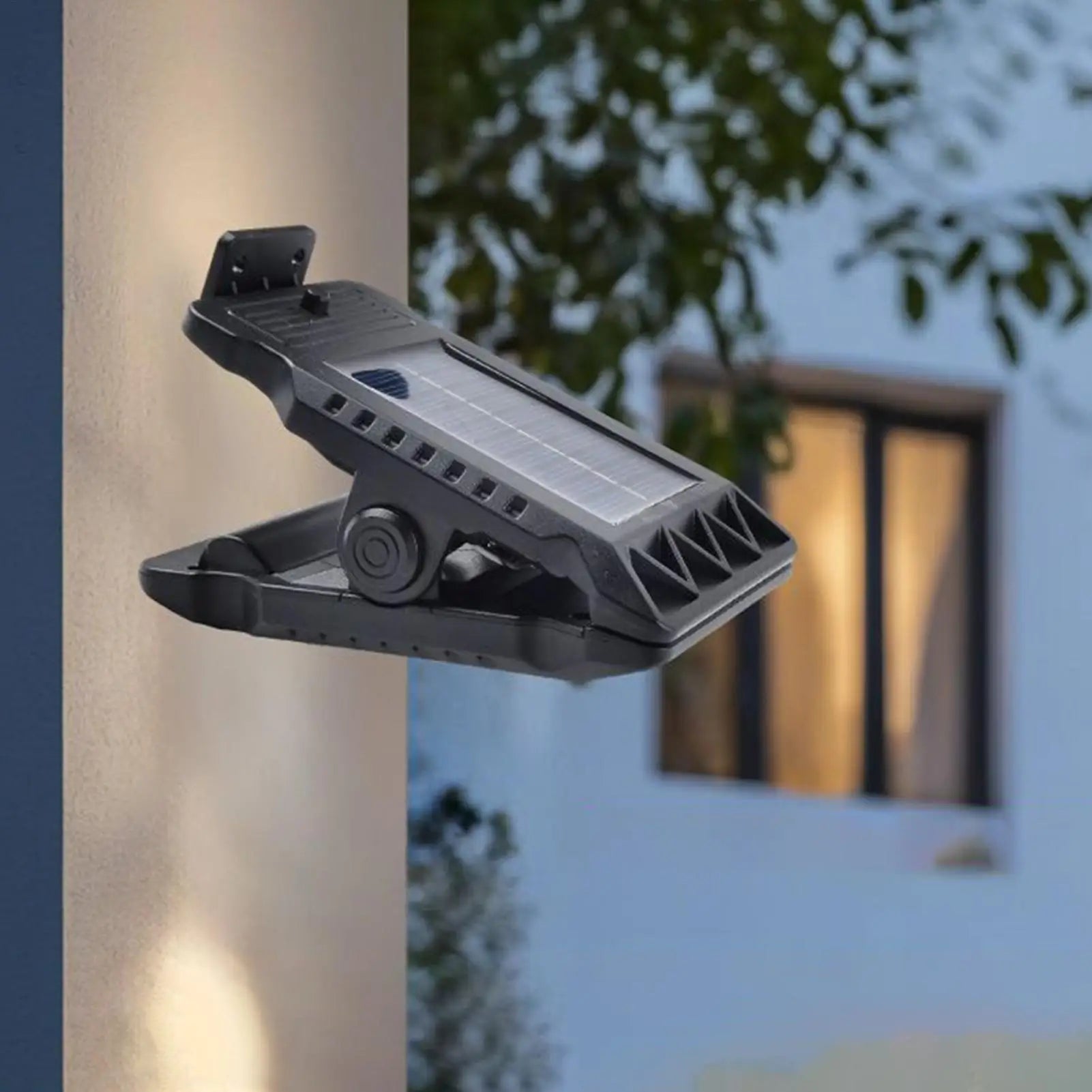 Clip Solar Lights Motion Sensor Portable Survival Lighting LED Fence Qme