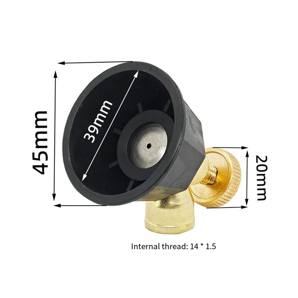 1 PC Atomizing Adjustable Sprayer Agricultural Sprinkler Nozzle Black Windproof Sprinkler Garden Watering Irrigation Tools Qme