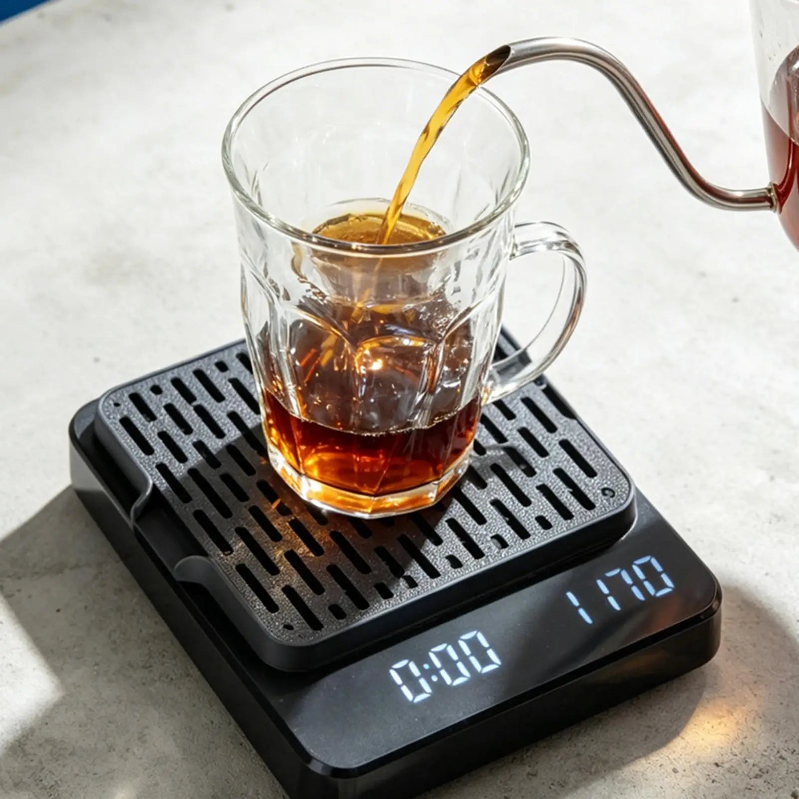 Coffee Scale Drip Catcher Self-draining Splash Proof Espresso Machine Qme