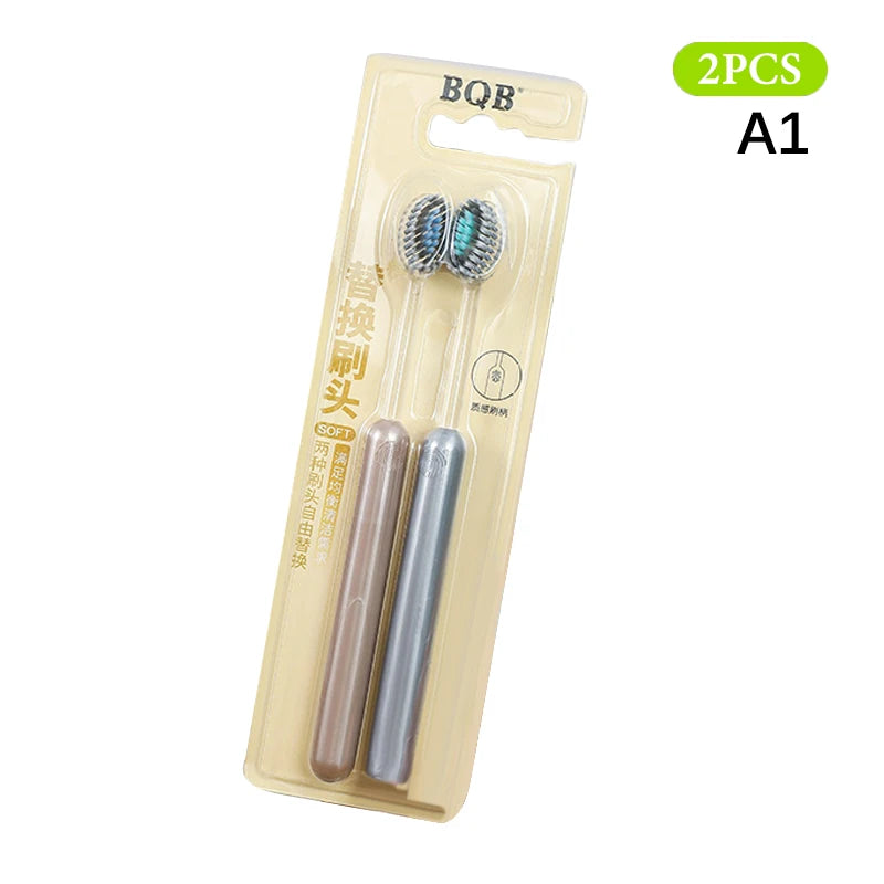 Mouth Clean Toothbrush Ultra-fine Soft Hard Bristle Deep Cleaning Qme A1
