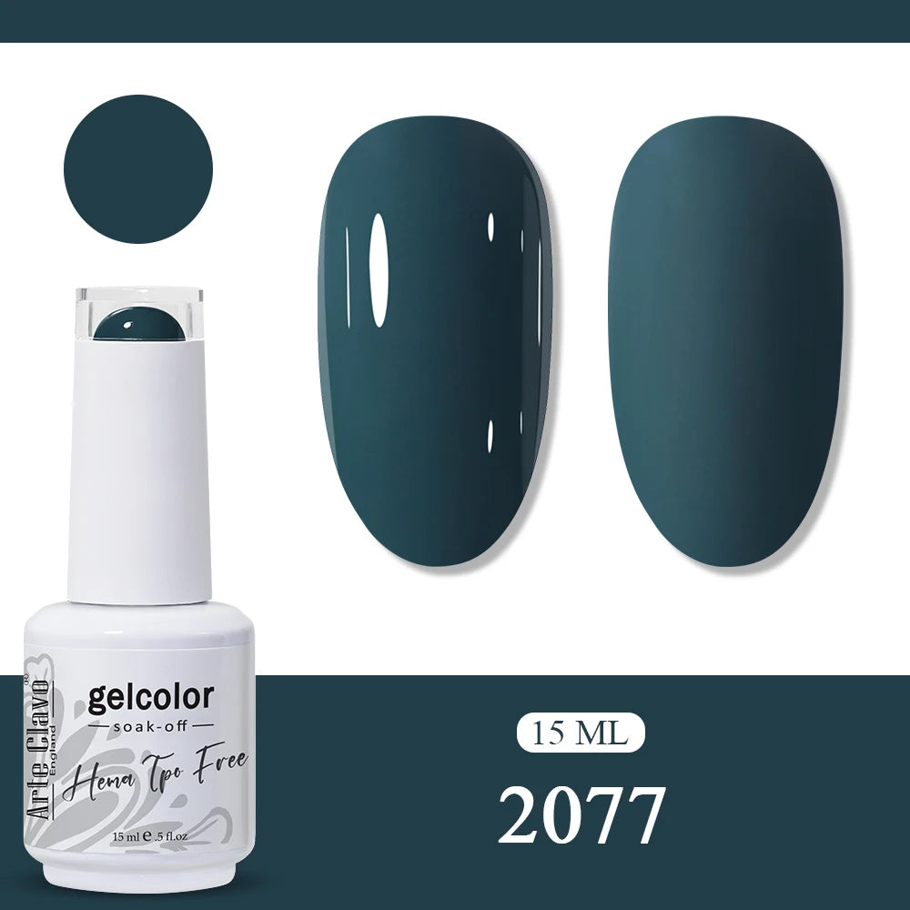 Arte Clavo Rainbow Gel Nail Polish Semi Permanent Art UV LED Lamp