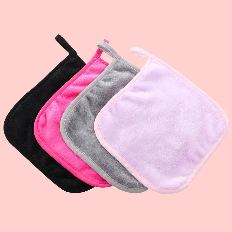 Makeup Remover Pads Reusable Cotton Eraser Microfiber Facial Towel Qme