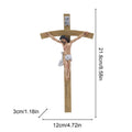 Jesus Crucifix Wall Catholic Classic Hand Painted Resin Christ Decor Qme A China Mainland