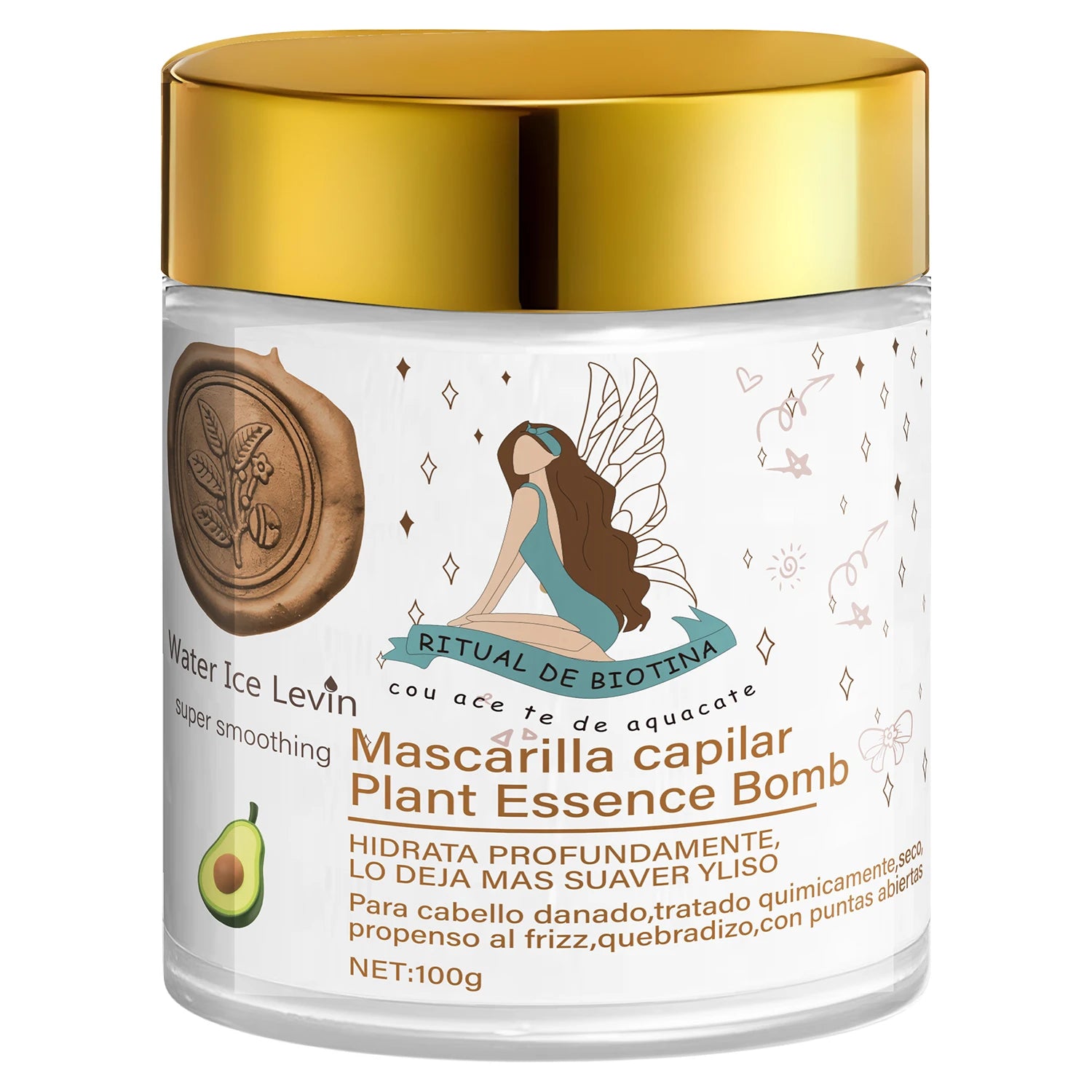 Plant-Based Essence Hair Mask, Moisturizing and Repairing Care, Leaves Hair Silky Smooth, Enhances Vitality and Shine Qme