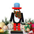 Christmas Figurines Wooden Nutcracker Tabletop Statues Christmas Decor Party Statues Table Centerpiece For Adults Children's Day Qme A China Mainland