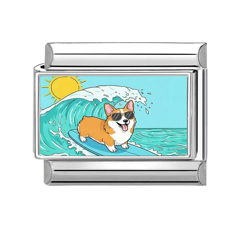2026 Summer Ocean Series Italian Charm Fit Stainless Steel Women DIY