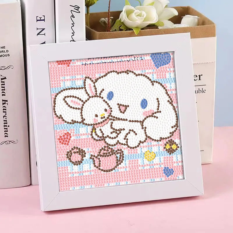 Hello Kitty Kuromi Diamond Painting DIY Craft Frame Cartoon Students Qme 41
