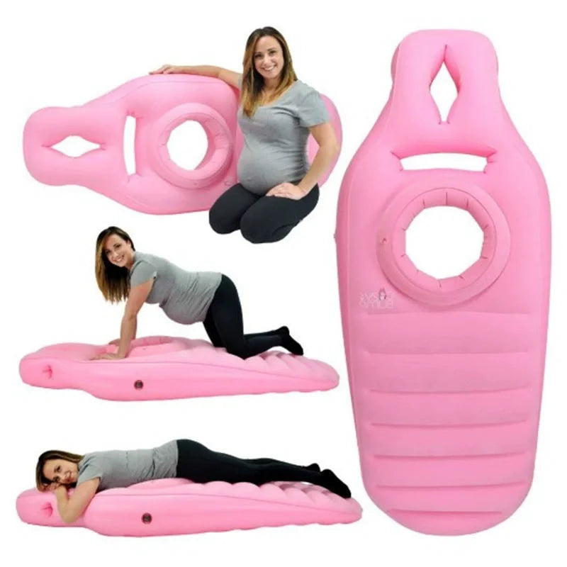 Inflatable Pregnancy Pillow Yoga Mat For Pregnant Women Inflatable Mat Mattress Pregnancy Maternity Body Bed Pillow Sleeping Mat Qme