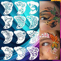 Face Paint Stencils Professional Body Art Reusable Adults Kids Easily Qme Default Title