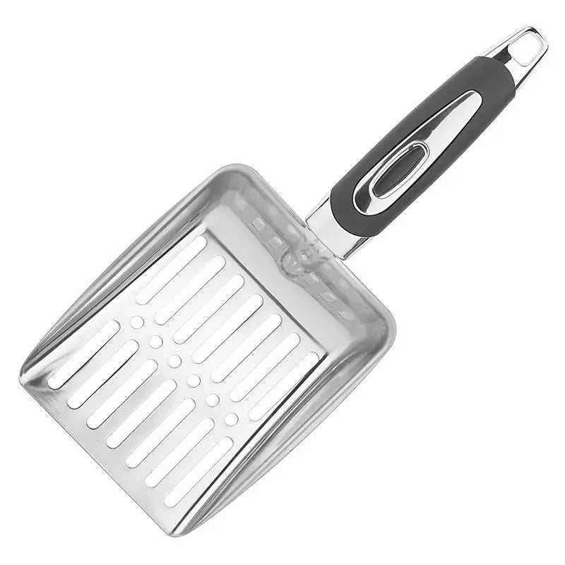 Pet Cleanning Tool Products Metal Long Handle Scoop Cat Sand Cleaning Qme A1