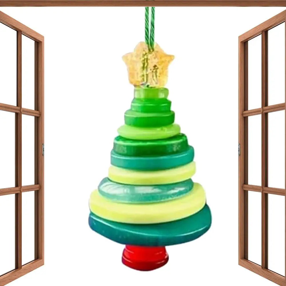 Button Christmas Tree Ornament Kits Snowman Handmade Parties Qme Green Christmas tree China Mainland